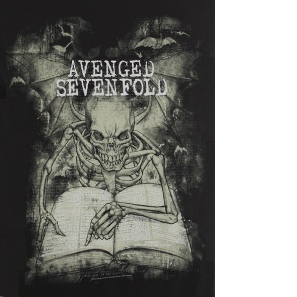 Avenged Sevenfold Reading Hail To The King A7X metal rock Official T-Shirt M NWT - Picture 2 of 3